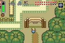 une photo d'Ã©cran de The Legend of Zelda - A Link to the Past sur Nintendo Game Boy Advance